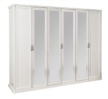 Шкаф Мишель 6-створчатый белый матовый