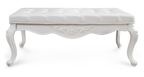 Банкетка Мишель белый матовый фото 2