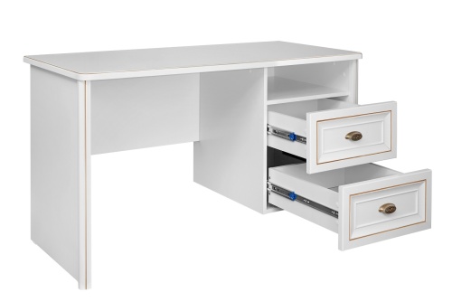 Стол письменный Натали белый глянец фото 2