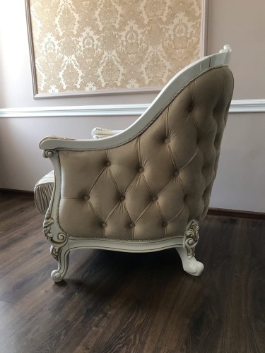 Кресло Мона Лиза белый глянец фото 4