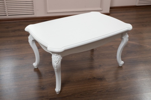 Столик прямоугольный Мишель белый матовый фото 4