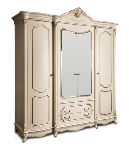 Шкаф Мона Лиза 4-створчатый крем