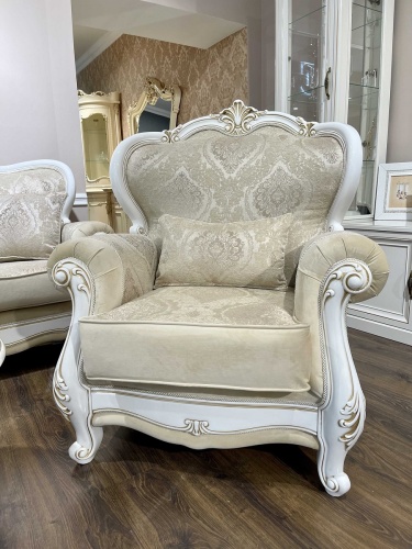 Кресло Натали белый глянец фото 3