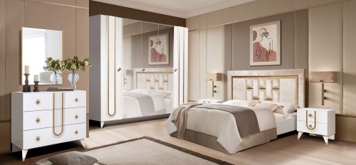 Спальня Монреаль 5 белая