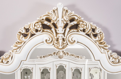 Зеркало Флоренция белый глянец фото 2