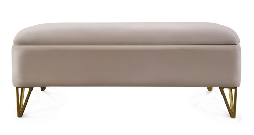 Банкетка Лара бежевый глянец фото 2