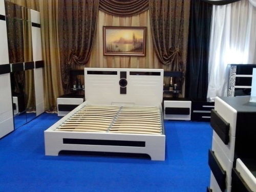 Кровать двуспальная Престиж, 160×200, МДФ, ЛДСП фото 3