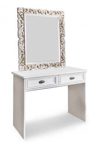 Туалетный столик Натали белый глянец