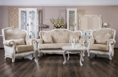 Диван Натали 3х местный белый глянец фото 8