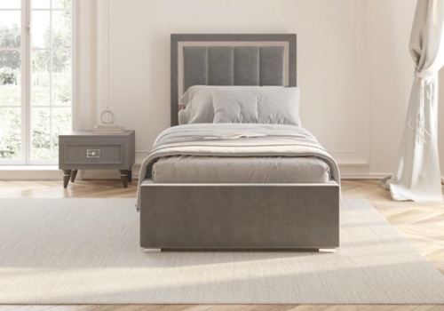 Молодежная мебель Виктория графит с серебром фото 3