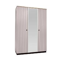 Шкаф 3-х дверный с зеркалом Мадрид (кашемир)