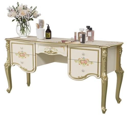 Стол туалетный Шейх (слоновая кость, золото)