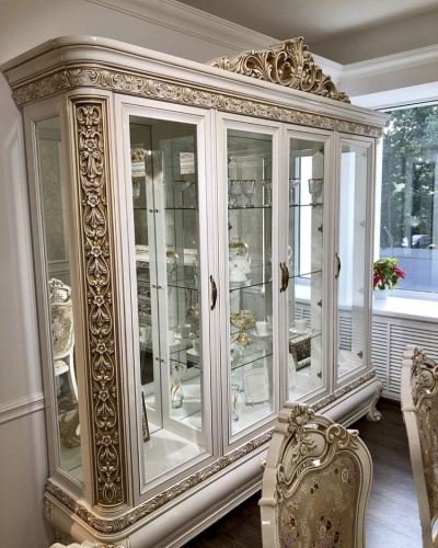 Сервант Алсу белый глянец фото 4