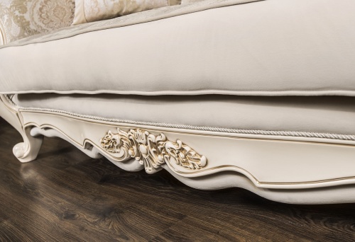 Диван Джоконда 3х местный крем глянец фото 5