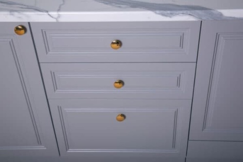 Кухонная мебель «Лючия» бело-серый фото 6