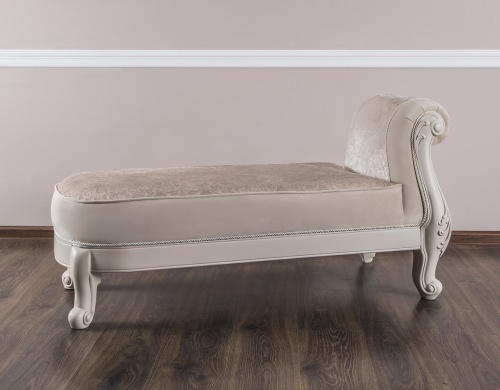 Оттоманка Мокко с одним подлокотниками бежевый фото 3