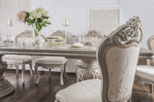 Столовая Лали серый камень фото 15