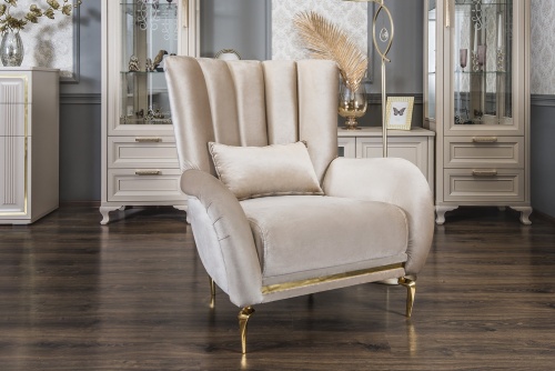 Кресло Замира бежевый фото 3