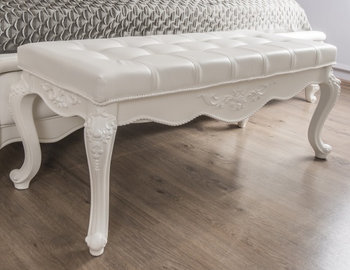 Банкетка Мишель белый матовый фото 3