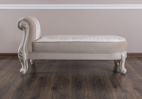 Оттоманка Мокко с одним подлокотниками бежевый фото 8