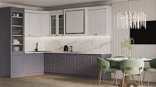 Кухонная мебель «Лючия» угловая серо-белая