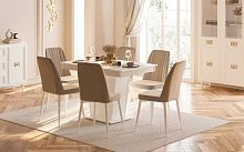 Стол обеденный не раскладной Виктория (белый)