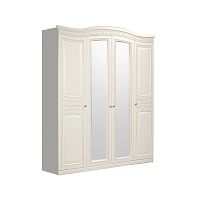 Шкаф 4-х дверный Венера (белый жемчуг)