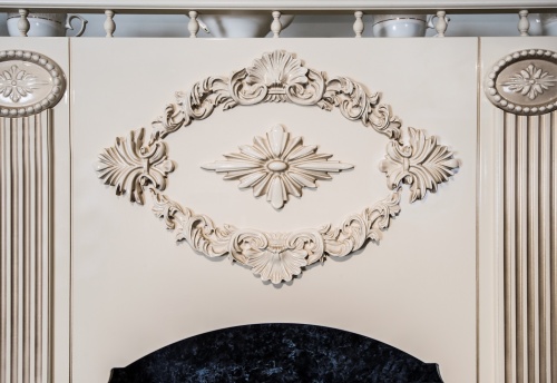 Верона секция навесная угловая крем глянец фото 5