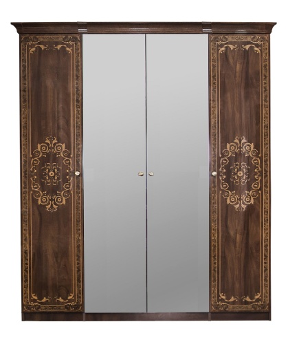 Шкаф Патрисия 4-створчатый караваджо глянец