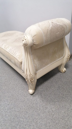 Оттоманка Джоконда с одним подлокотниками крем глянец фото 3