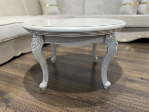 Столик круглый Мокко бежевый фото 11