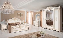 Спальня Джулия 4К Белая эмаль Форест Деко Групп (с комодом)