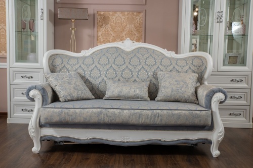 Диван Мишель 3х местный белый матовый фото 6