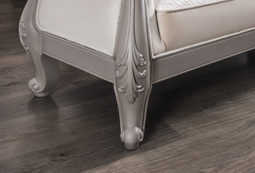 Оттоманка Мокко с одним подлокотниками серый камень фото 10