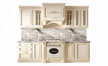 Кухонный гарнитур "Монако" П1Ф прямой 2,90