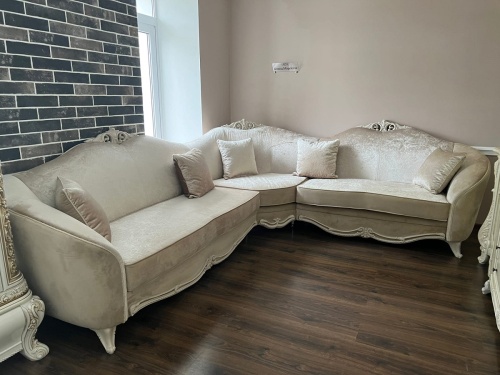 Диван Мокко угловой 3-у-1 бежевый фото 2