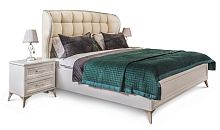 Кровать Нонна 180x200 см бежевый глянец