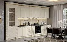 Набор кухонный "Киара" прямая 4,40 Правая (Кухня 3,50пр+ПС900)