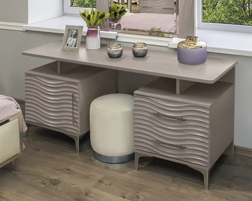 Туалетный столик Гравита серый камень глянец фото 5