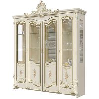 Шкаф 4-дверный Шейх (слоновая кость)