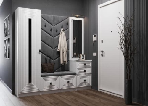 Прихожая “Алия” белая фото 4