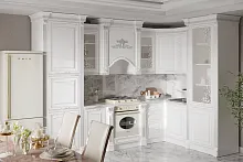 Кухонный гарнитур "Венеция" угловая 3,15*1,95 (2,40*1,20+ПД750+ПС750)