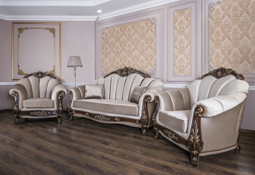 Кресло Марселла корень дуба глянец фото 6