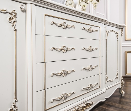 Комод Флоренция белый глянец фото 4