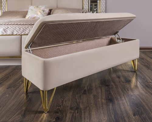 Банкетка Лара бежевый глянец фото 9