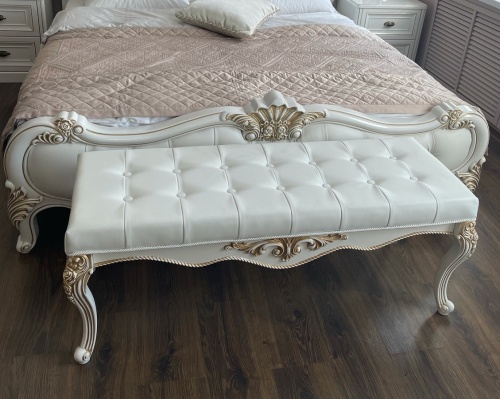 Банкетка Натали белый глянец фото 5