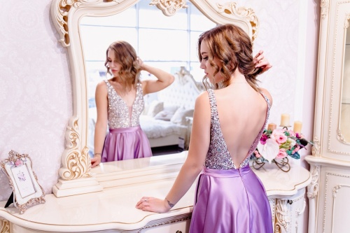 Комод Джоконда крем глянец (с зеркалом) фото 7