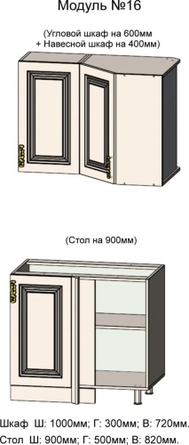 Кухонная мебель «Ариана» модульная фото 32