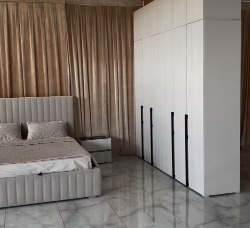 Шкаф 2-дверный с вешалкой Беллуччи (кашемир) фото 7