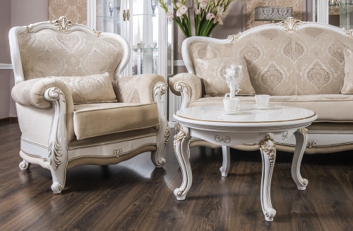 Кресло Натали белый глянец фото 5